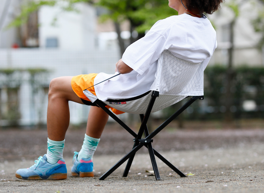 バリスティクスの機能美チェアが、バーラップアウトフィッター別注で