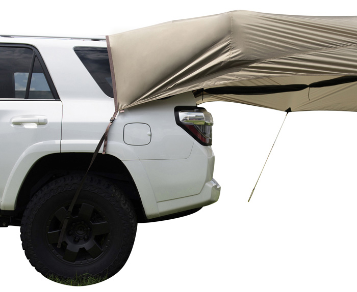 車中泊派は必見！ 蚊帳付きで夏遊びに◎な カーサイドタープ登場