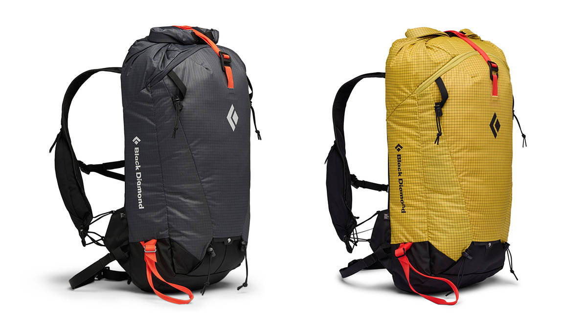 ブラックダイヤモンドの新作は、らしさ光るロールトップ式スノーパック