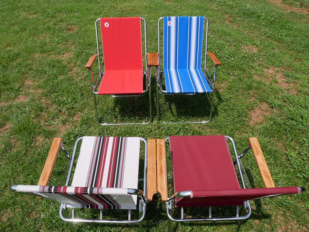 アメリカで親しまれる、ヴィンテージ感満点の折り畳みチェアが日本上陸