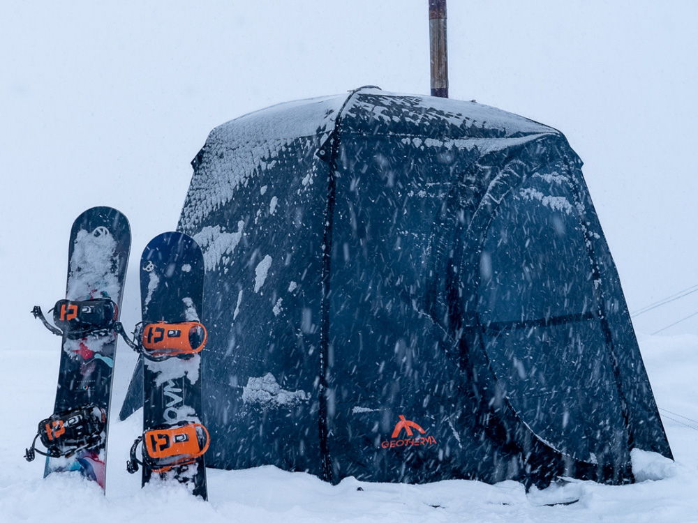 テントサウナの新ブランド「ジオサーマ」から、-40℃でも”ととのう”3層