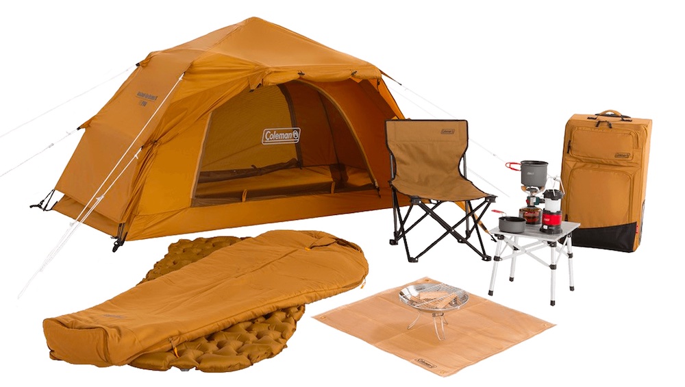 コールマンから必携ギアをキャリーケースに詰め込んだお得なソロ