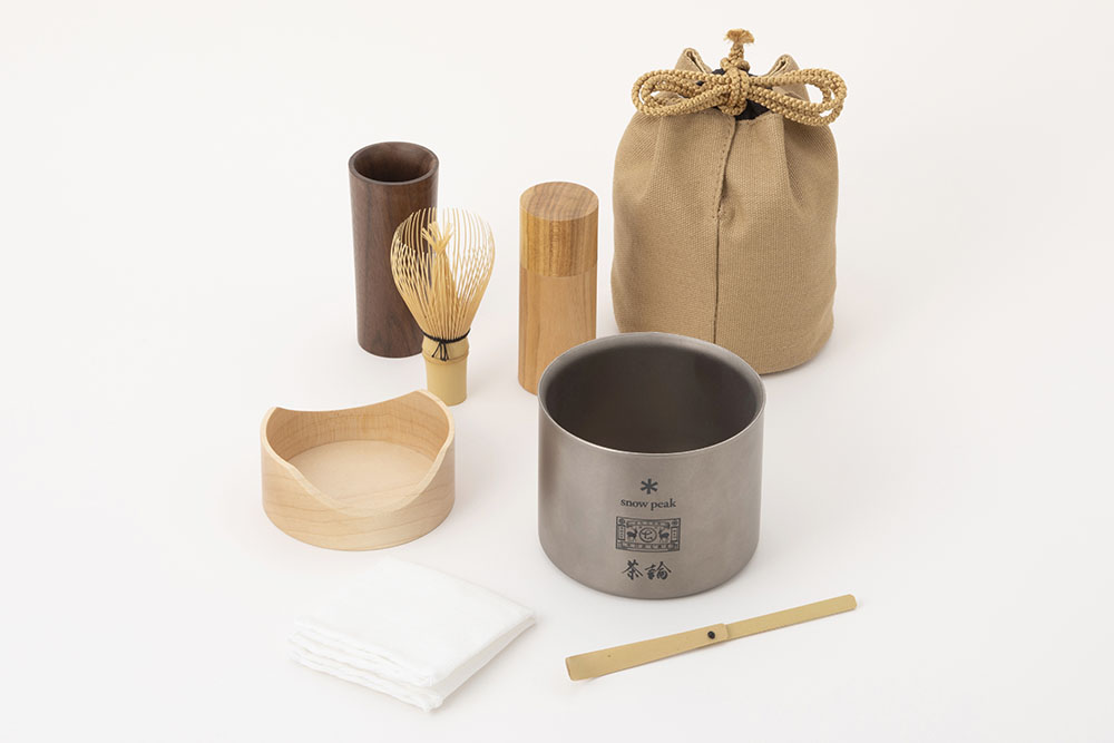 前回即完売したスノーピーク×中川政七商店×茶論の野点セットが