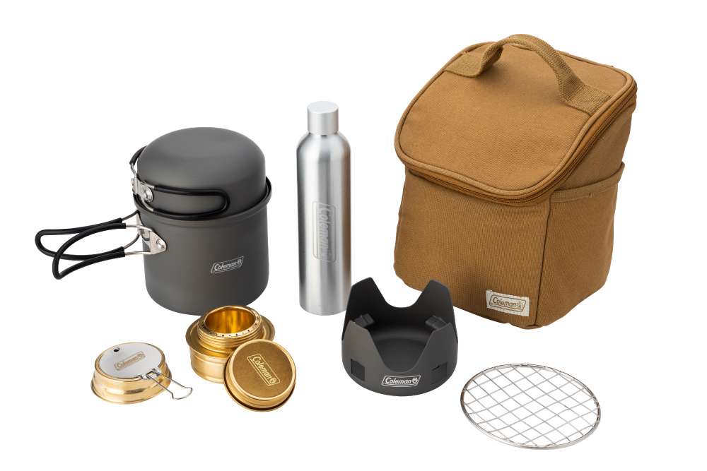 コールマンのソロ調理セットは、アルコールバーナー初心者にぴったりの