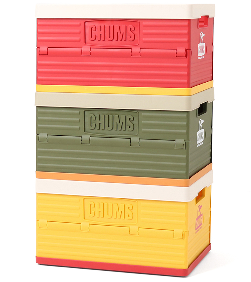 チャムスから、レトロポップな新作キャンプギアが続々。庭で使える