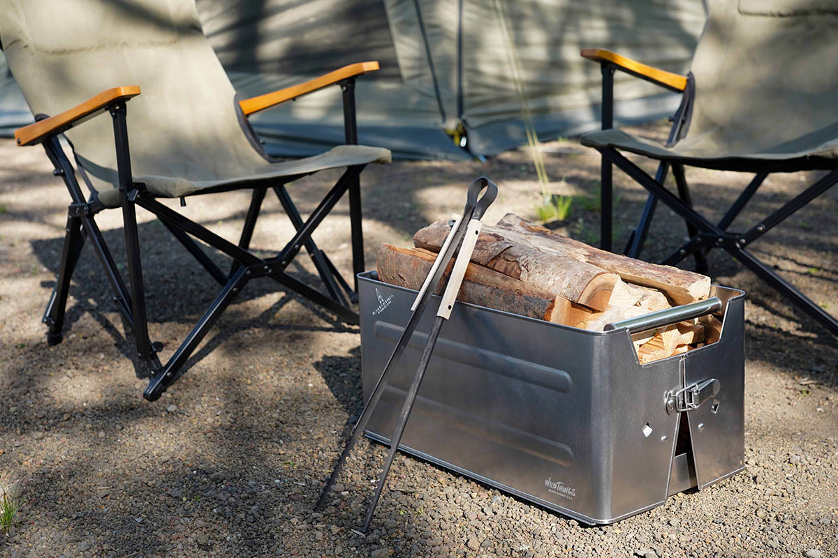 ワイルドシングス × ニューテックジャパンのタッグ拡大。薪コンテナに