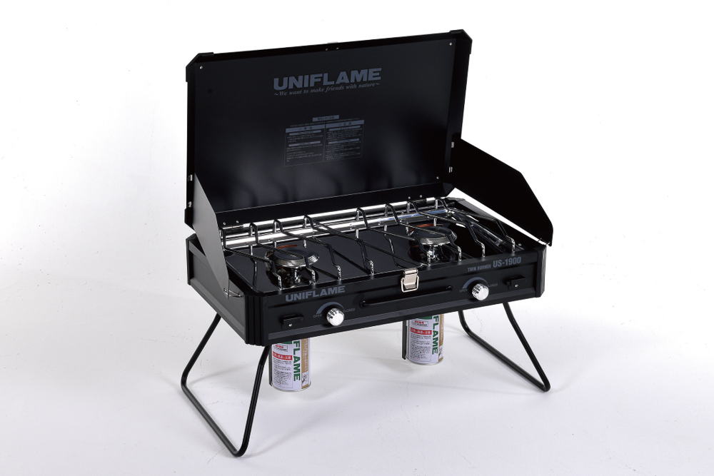 ユニフレームの名機「ツインバーナー」がマットブラックになって新登場