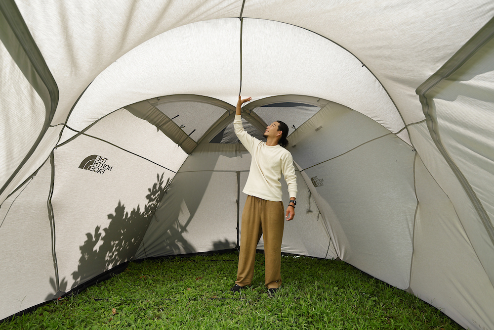 ザ・ノース・フェイスのテント、LANDERに難燃性を備えたTCシリーズ登場