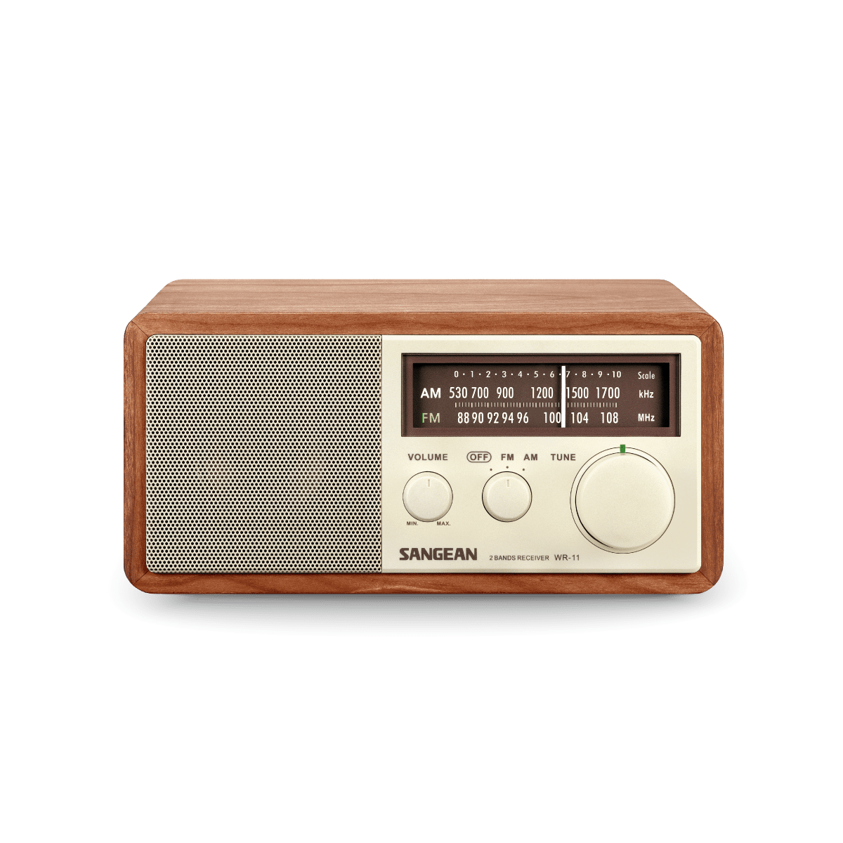 WR-11 AM / FM Wooden Cabinet Radio│SANGEAN Electronics