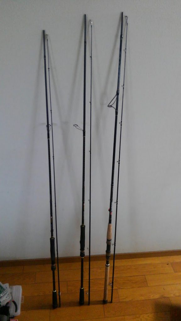 似たようなロッドばかり集まってしまったので比較してみる（NSS-902SSJ