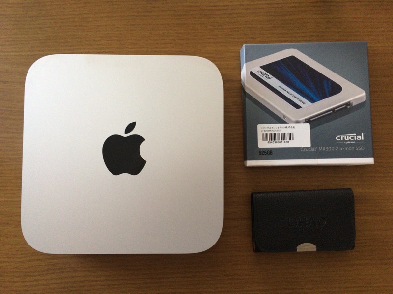 Macmini Late 2012のHDDをSSDへ交換する方法【DIY】
