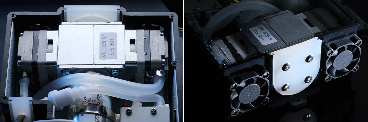 世界初、持ち運べる高濃度酸素発生器独自吸着ポンプと脱着カートリッジ