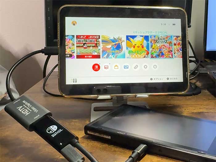 古いiPadをSwitchモニターに｜TV不要｜HDMIキャプチャー付きセット