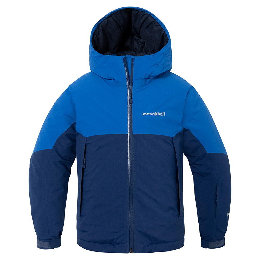 パウダーステップ パーカ Kid's 140-160｜モンベル
