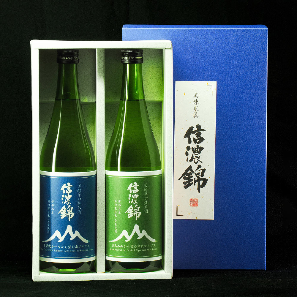 信濃錦 山ラベル2種 720mL 贈答セット｜モンベル