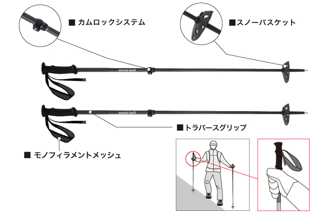 フォールライン ポール｜モンベル