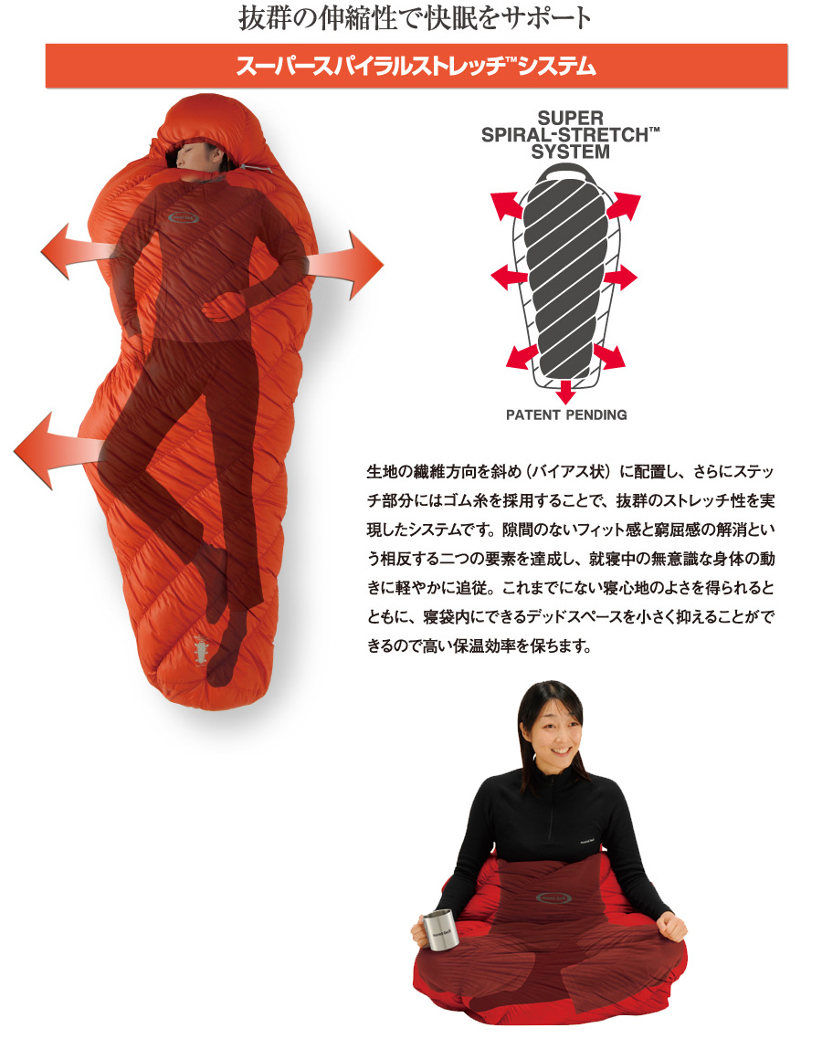 スーパー スパイラルダウンハガー #1｜モンベル