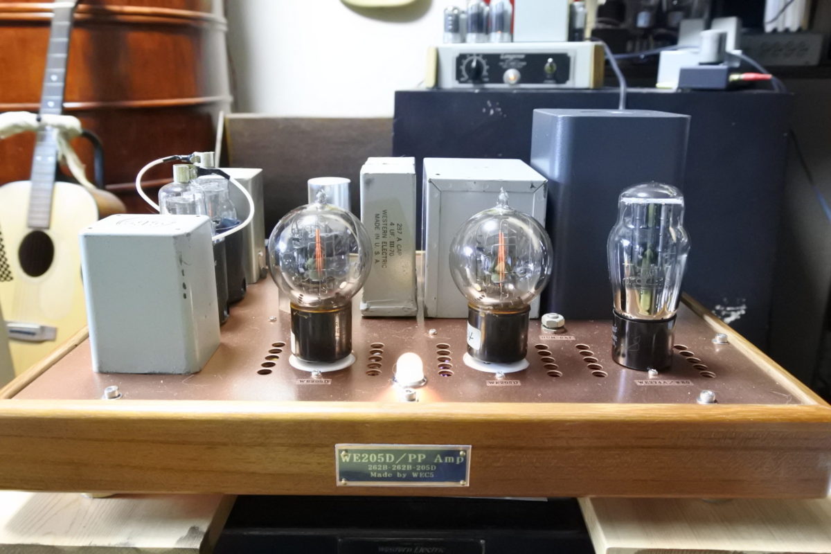 WE205D,PPアンプを作りました – WEC5 商品紹介（Picture Items）