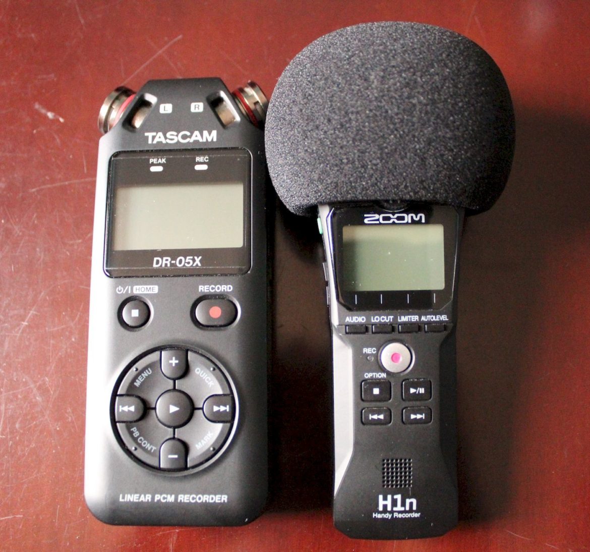 Zoom H1n vs Tascam DR-05x - Academic Transcription Services