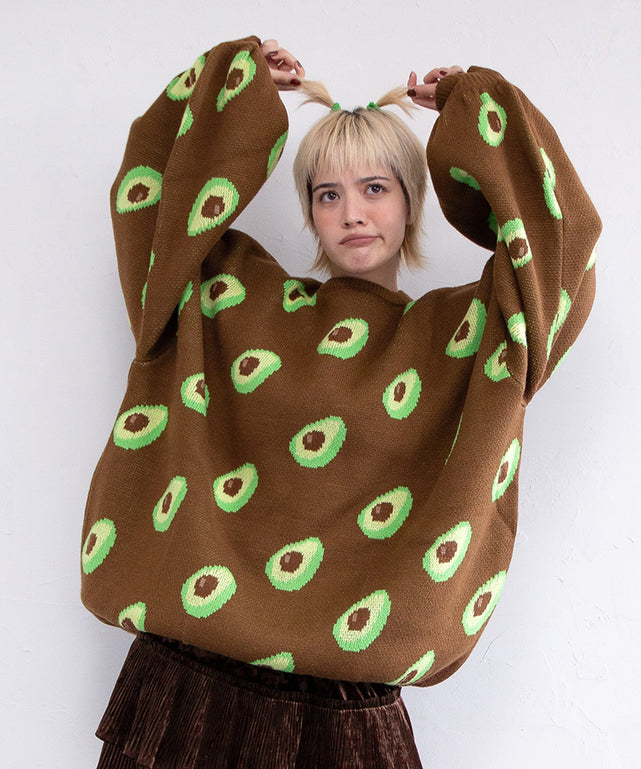 PEARLYGATES UFO総柄ニットジップアップジャケット サイズ0美品 フード