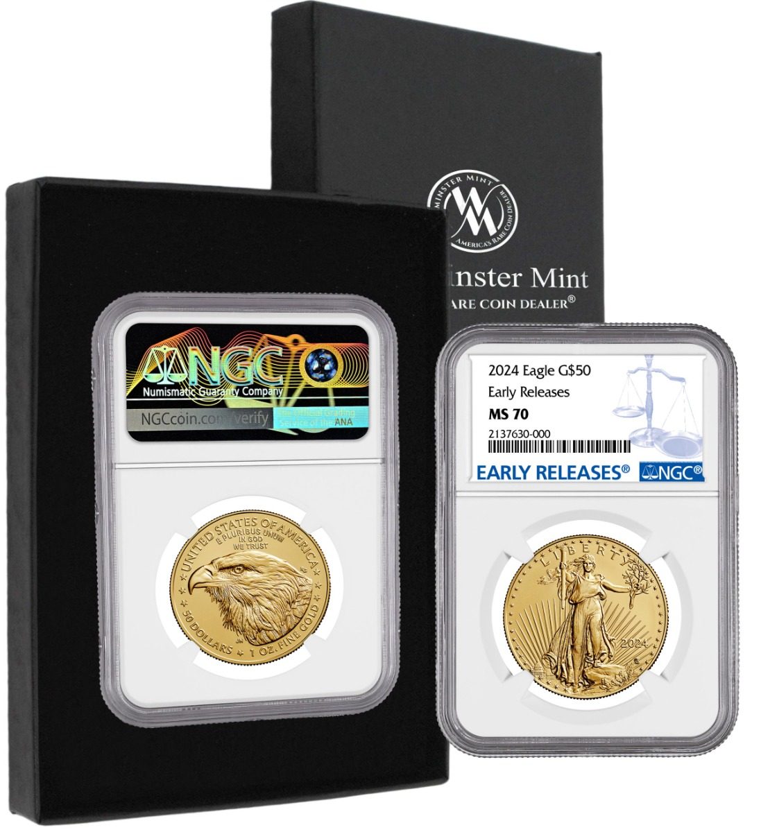 2024 1-oz. $50 Gold Eagle NGC MS70 TV Offer
