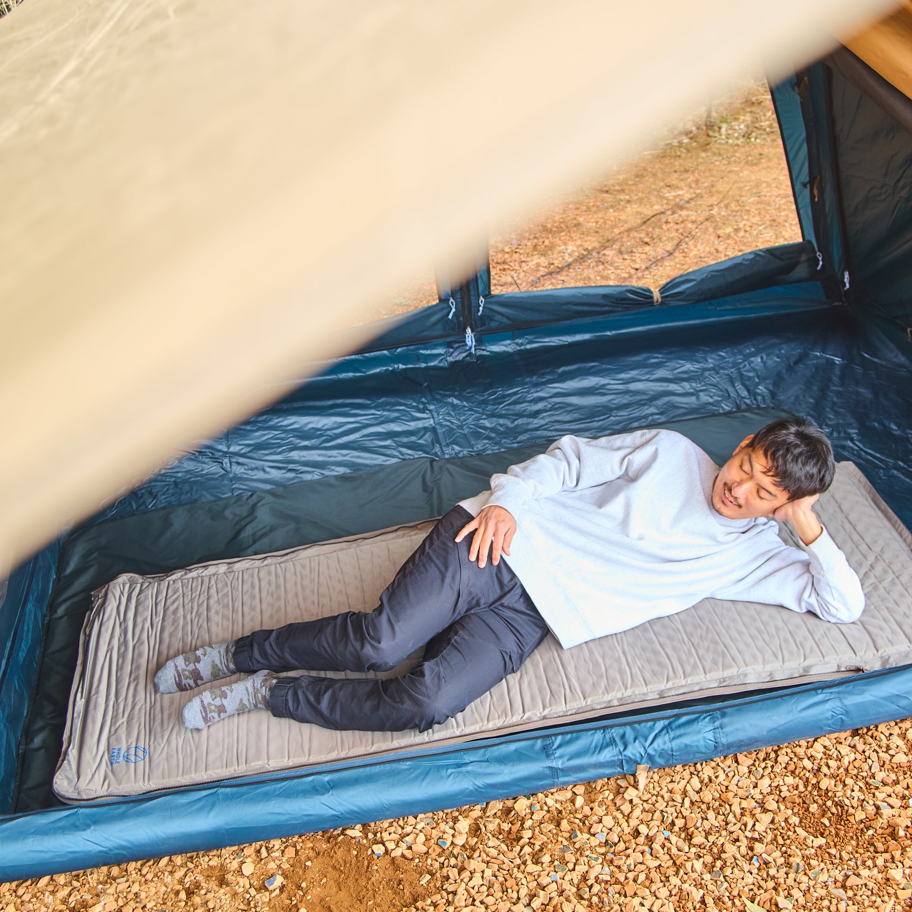 QUICKCAMP 2個セット クイックキャンプ エアーマット シングル 10cm