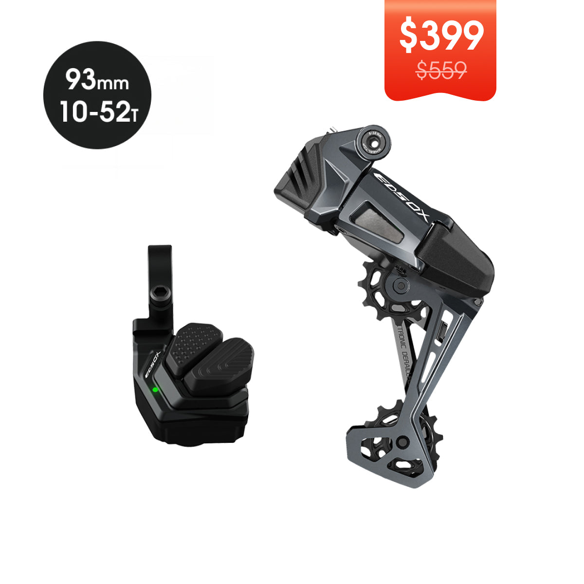 WHEELTOP EDS OX2.0 Wireless Electronic Shifter/Derailleur(Mountain