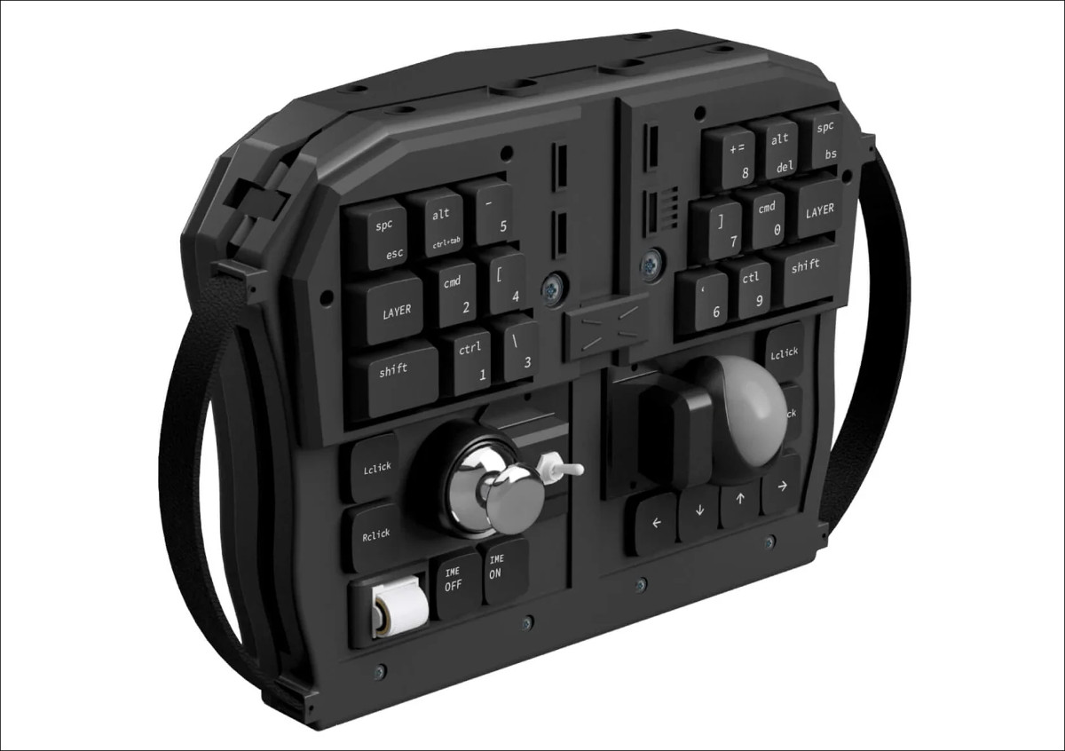 GrabShell － これは新しい！折りたたみ式で手で持っても、机の上でも