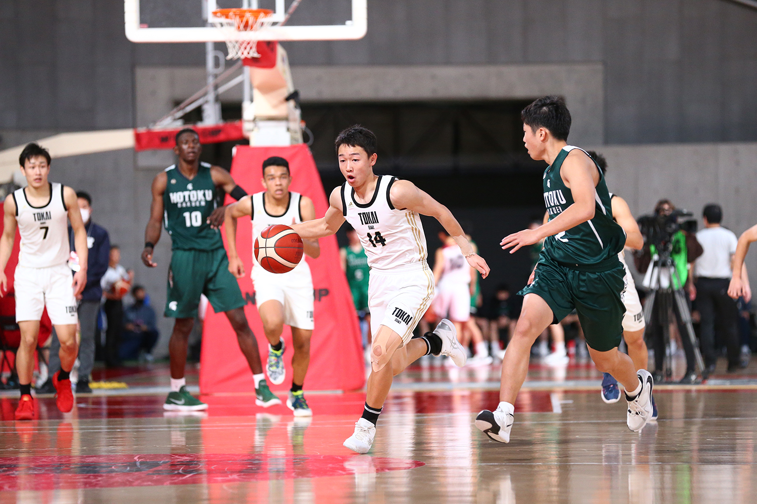 現地レポート⑱】東海大学附属諏訪の1年生ガード・髙山鈴琉。敗れは