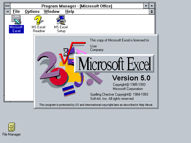 Microsoft Excel 5.x — WinWorld
