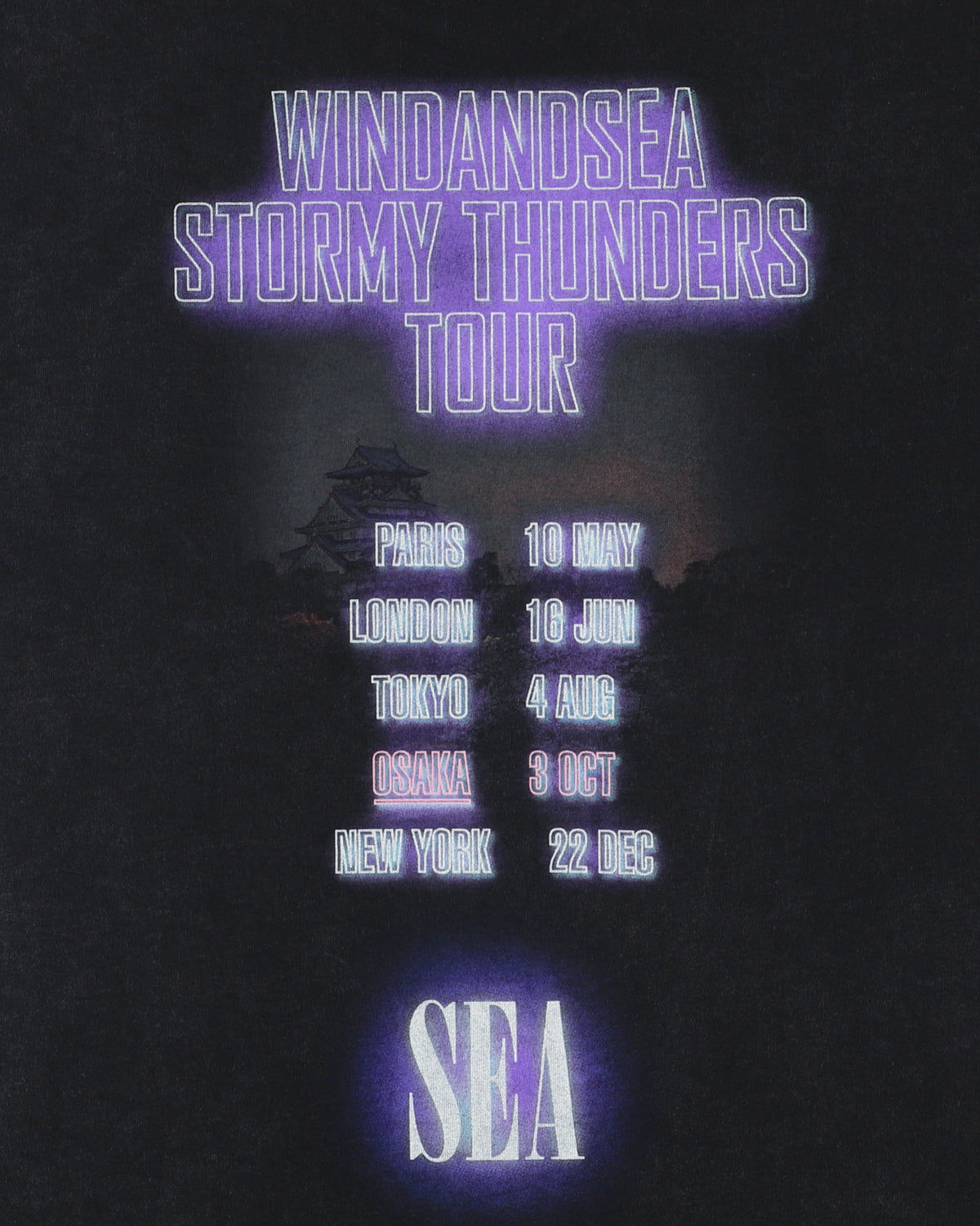 WORLD TOUR TEE (OSAKA) – WIND AND SEA