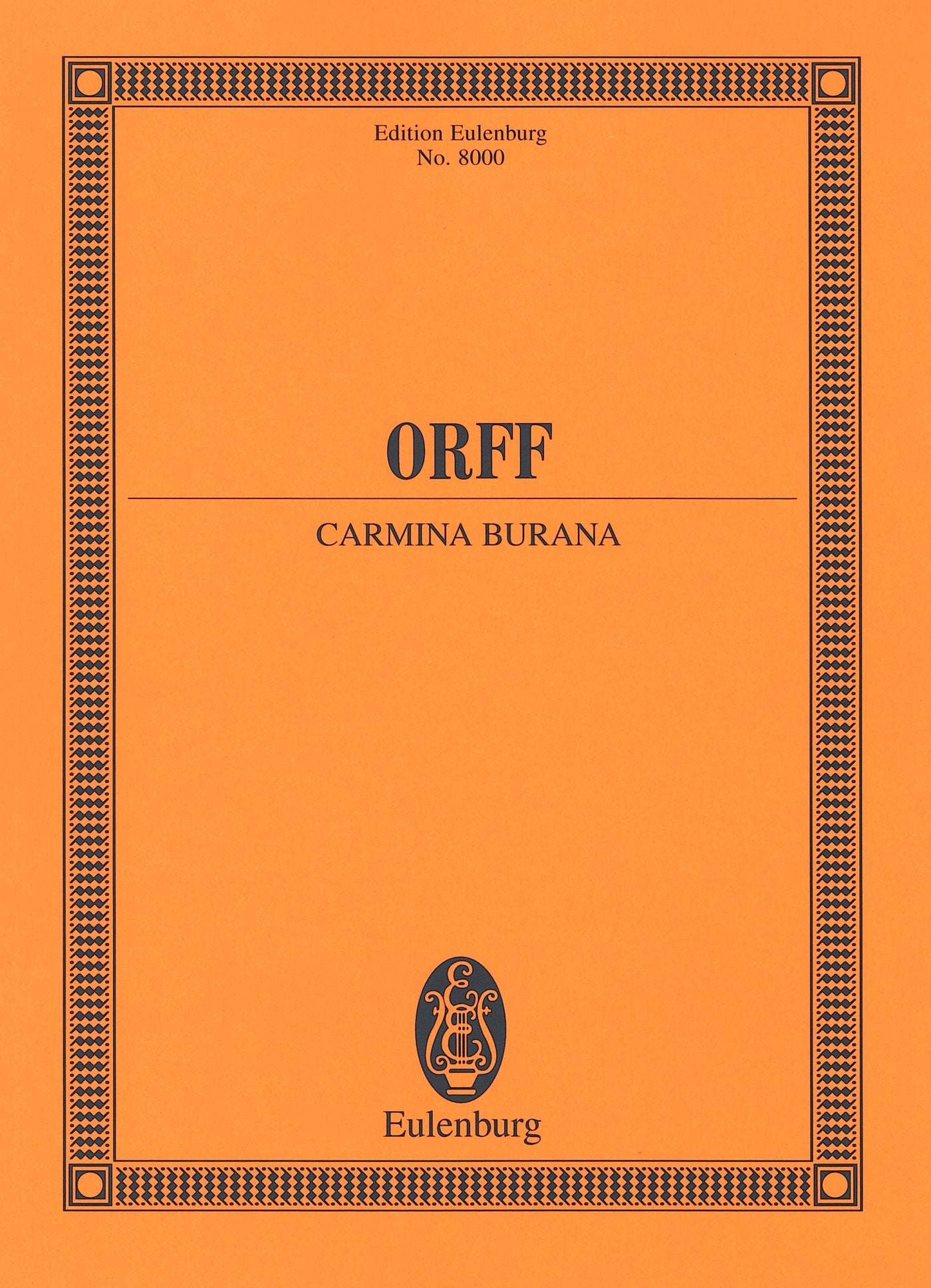 Carl Orff Carmina Burana 楽譜 カルミナ・ブラーナ20冊 Carl Orff