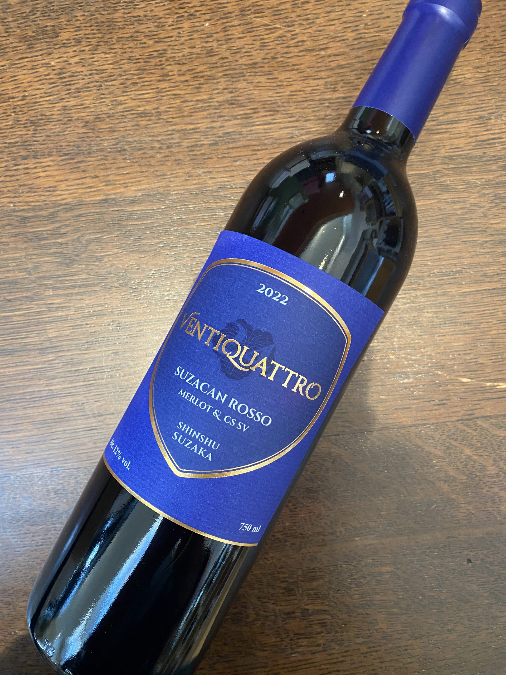 ヴェンティクアトロ 2022 スザカン ロッソ | TOMI WINE CHAPEL（東御
