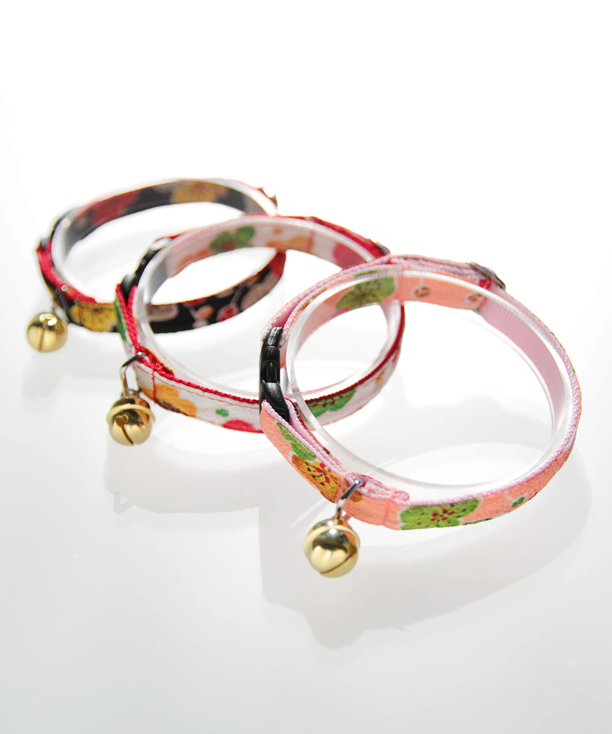 犬と生活 キャットカラー梅みやび｜L.W.D. l.w.d. 猫 猫首輪 和風 和柄