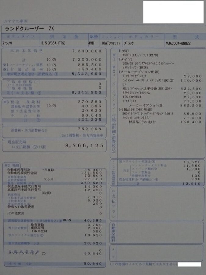 トヨタ【ランクル300 価格・8パターンの見積もり】紹介！モデリスタ