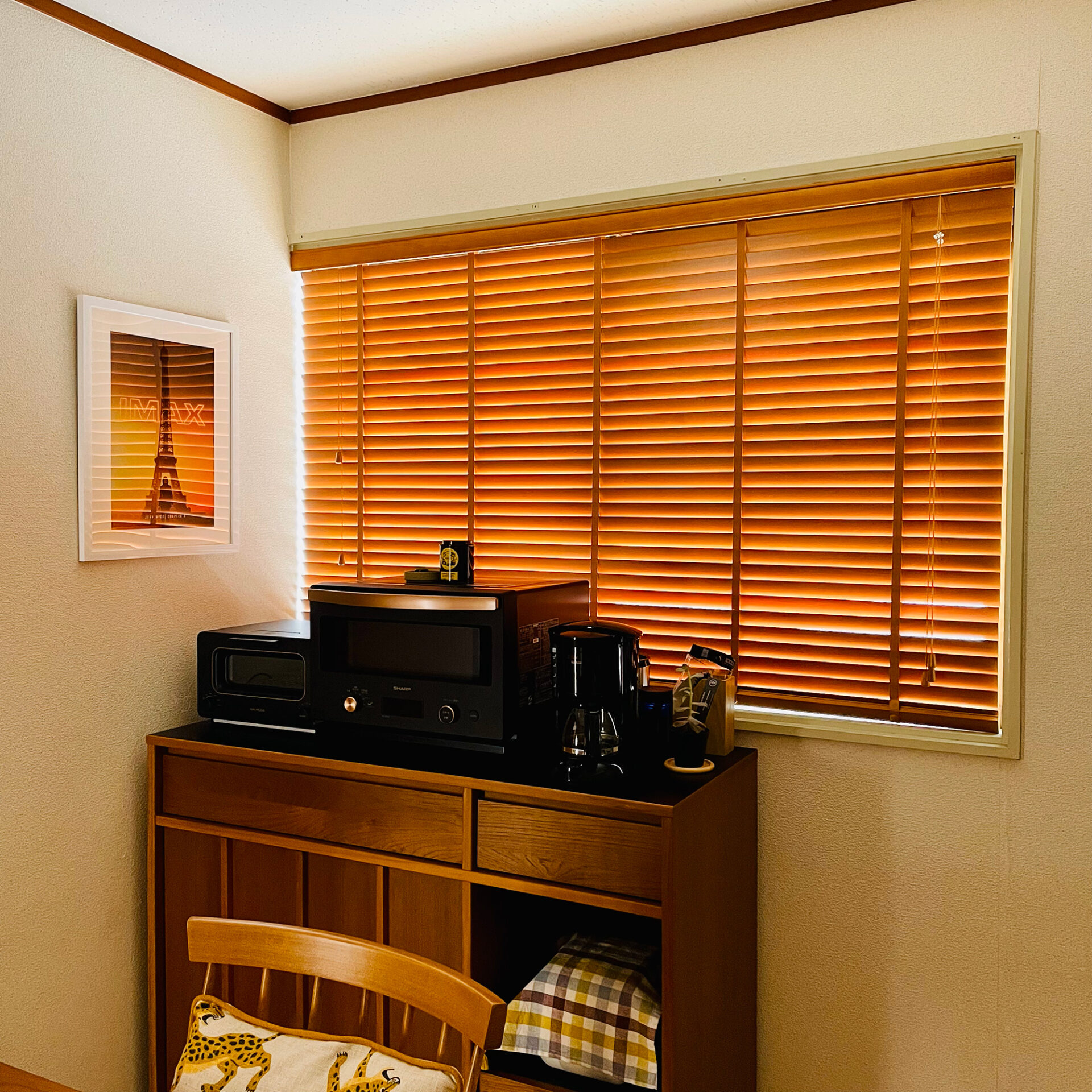 ミディアムブラウン｜納品事例｜woodblind.jp[木製ブラインド、ウッド