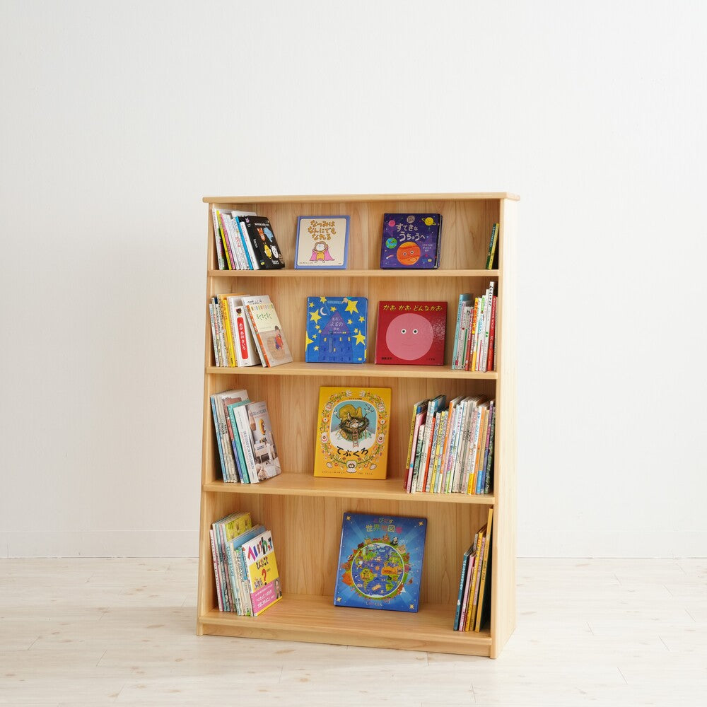 大容量が収納できる大きな本立て – なかよしライブラリー