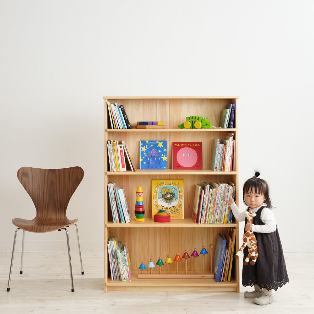 大容量が収納できる大きな本立て – なかよしライブラリー