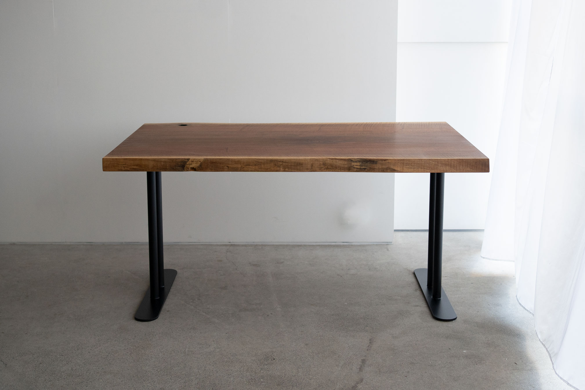 三脚テーブル天板 天然無垢 花梨×ウォルナット② 三脚テーブル天板