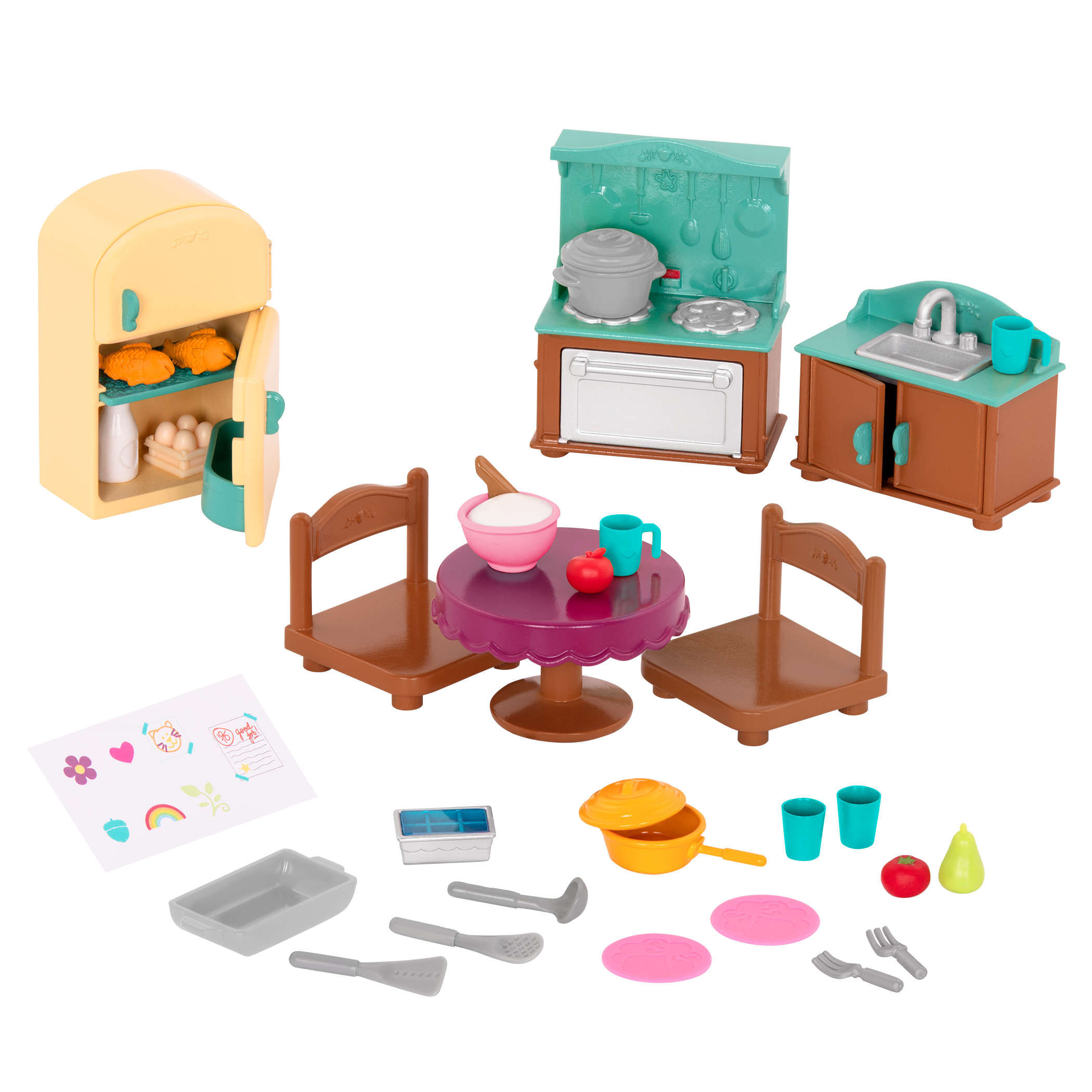 Country Kitchen Set| Toy Furniture Set | Li'l Woodzeez