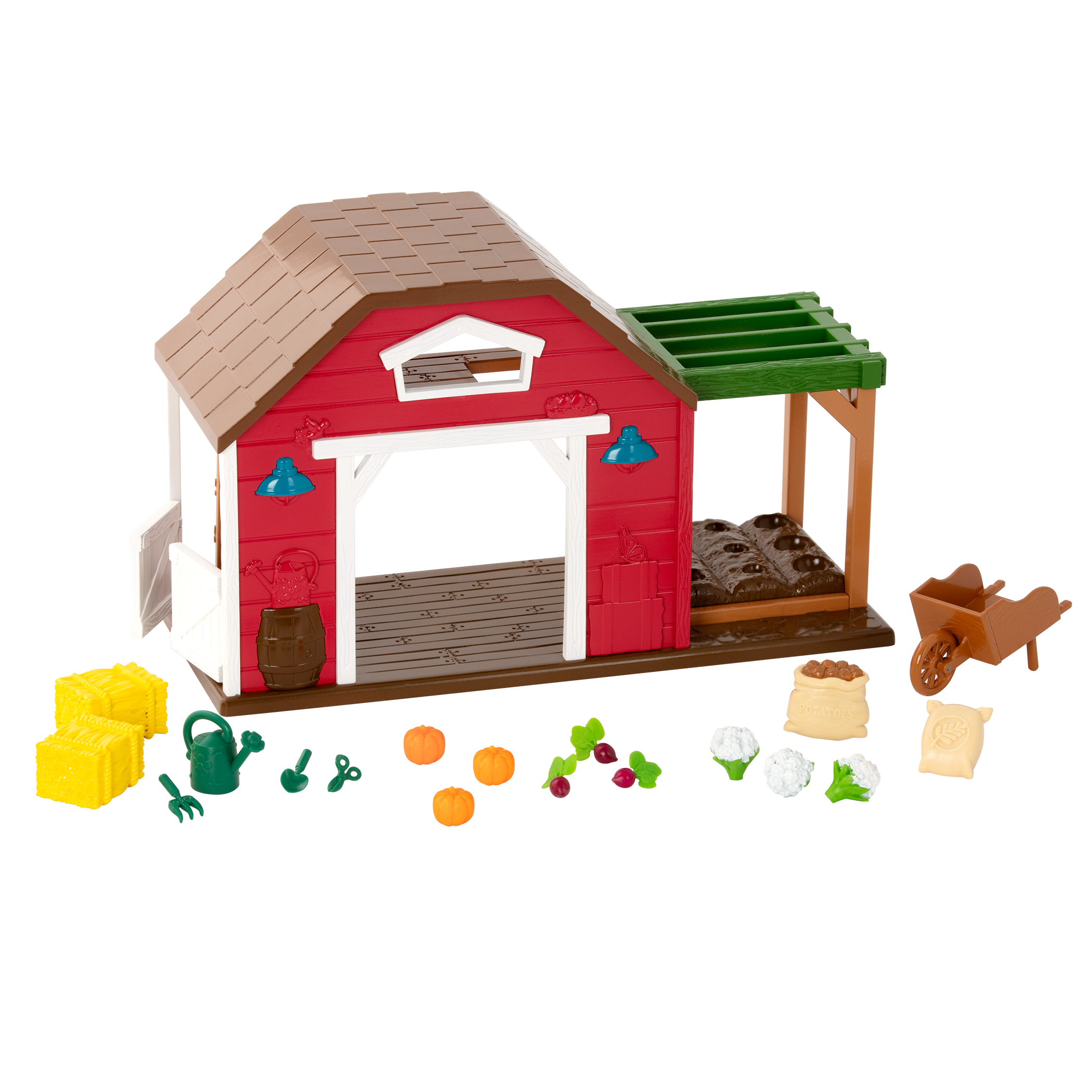 Happy Harvest Farms | Toy Farm with Accessories | Li'l Woodzeez