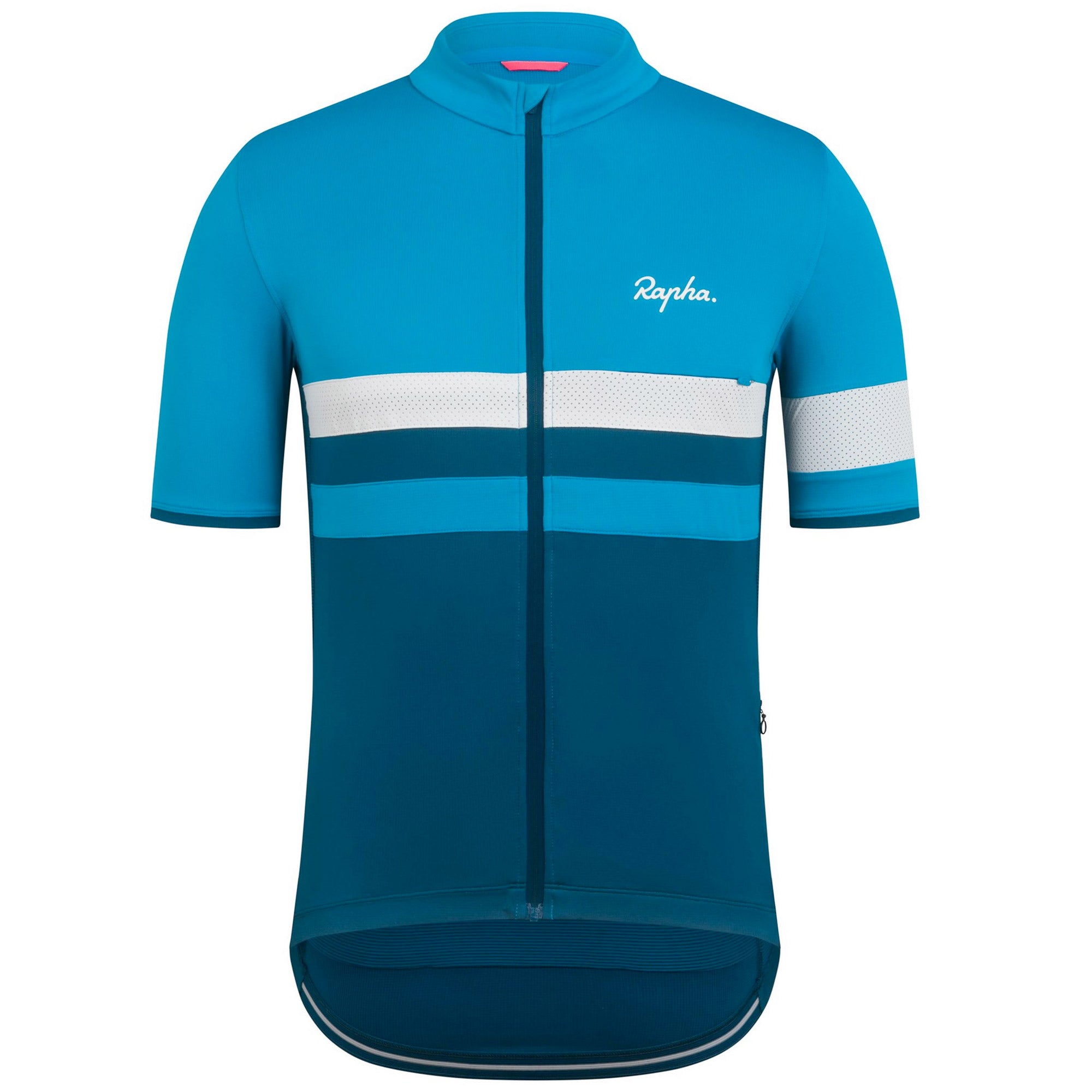 Rapha Men's Brevet Lightweight Jersey, Blue/Teal – woolyswheels.com.au
