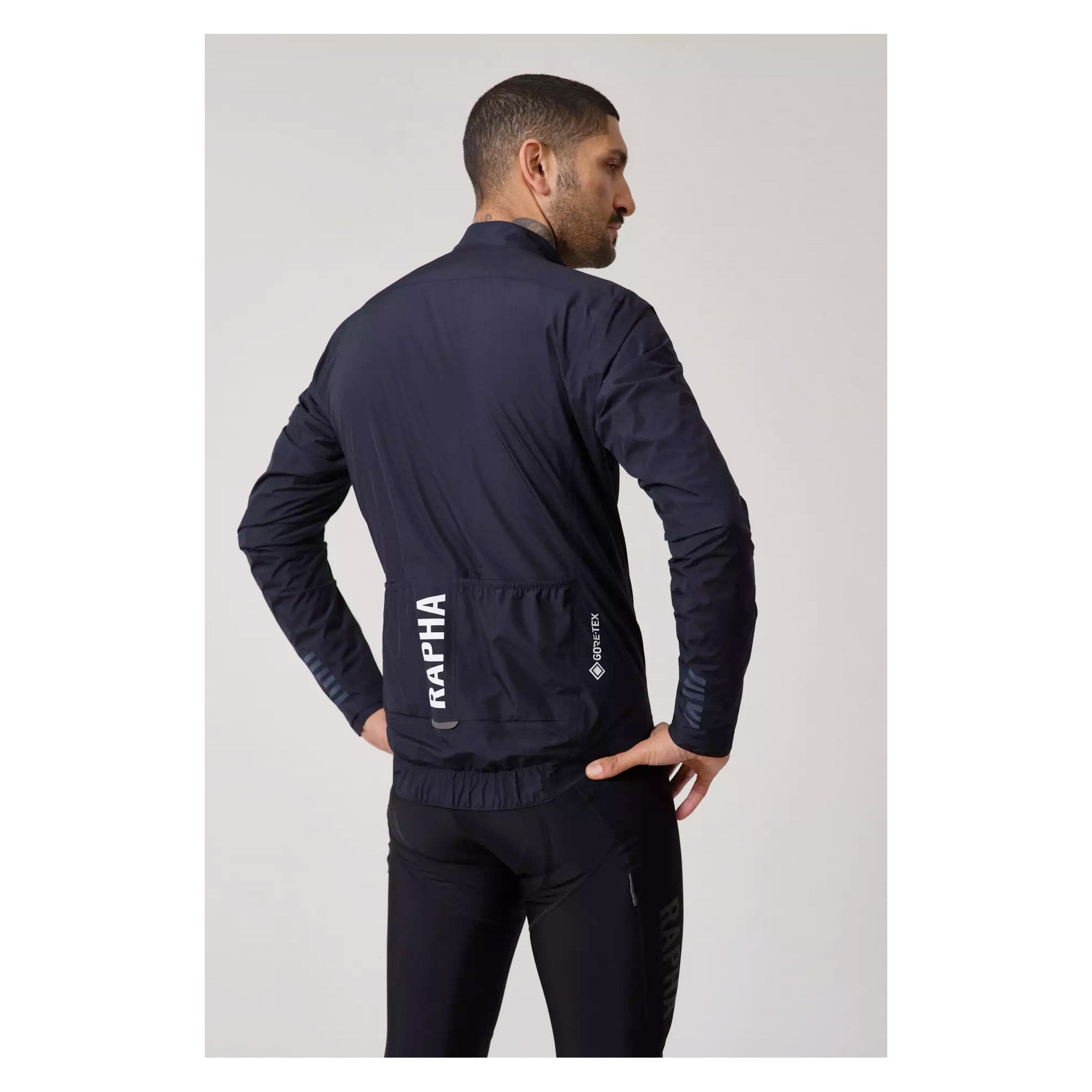 Rapha Men's Pro Team Gore-Tex Insulated Rain Jacket, Dark Navy