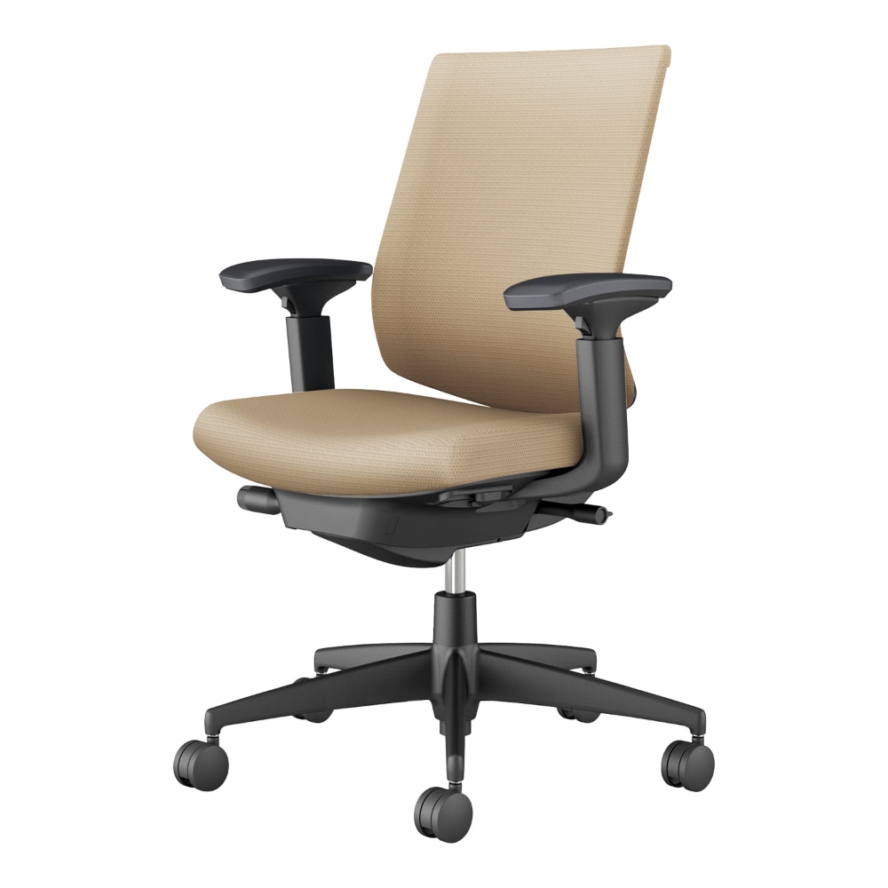 Wizard4 ウィザード4／ローバックタイプ／可動肘／ブラック樹脂脚／布