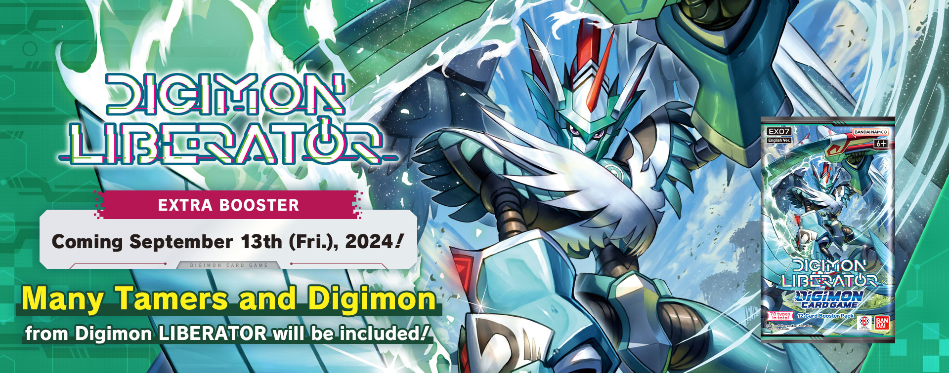 DIGIMON CARD GAME EXTRA BOOSTER DIGIMON LIBERATOR [EX-07