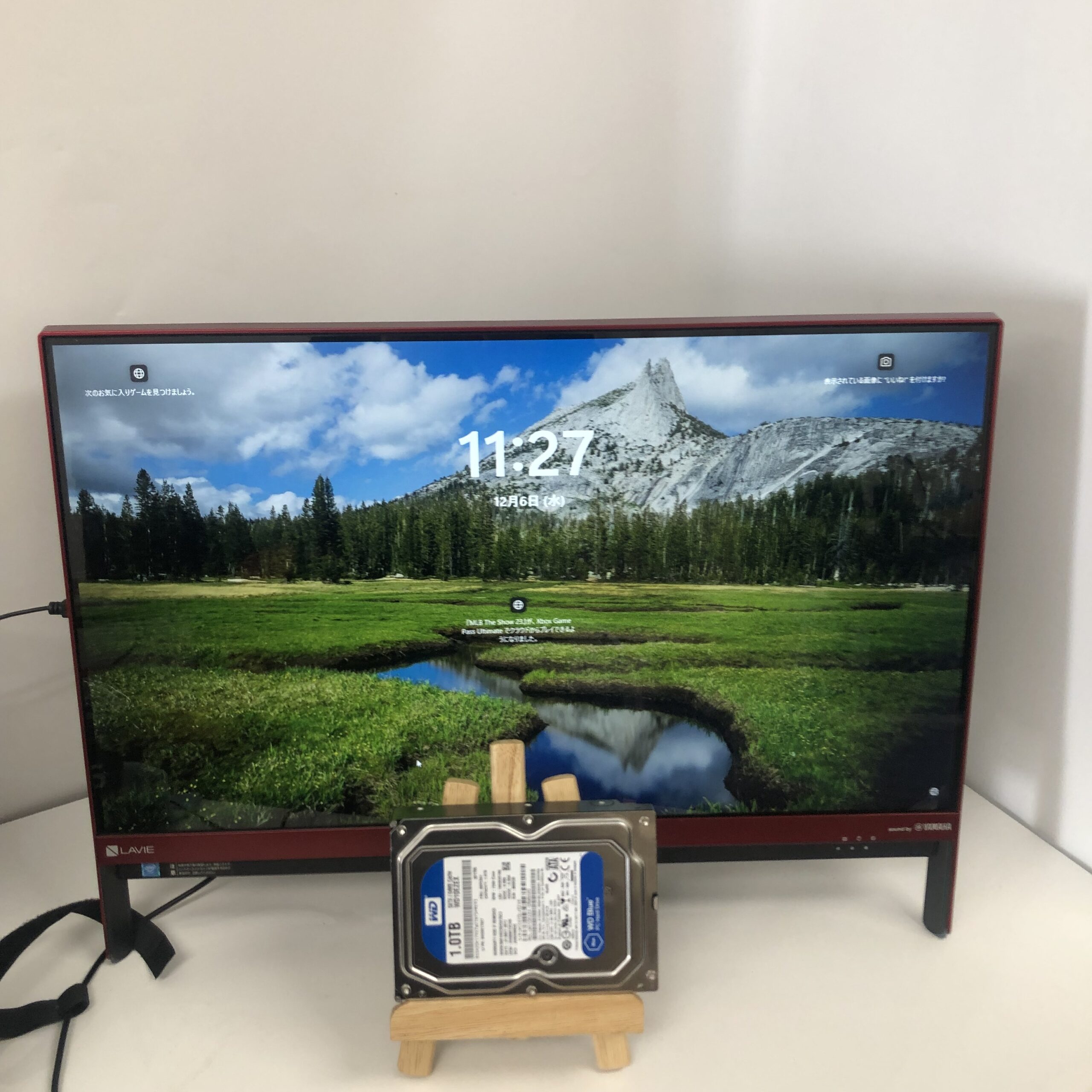 NEC LAVIE Desk All-in-one DA370/HARのSSD換装によるパソコン高速化の