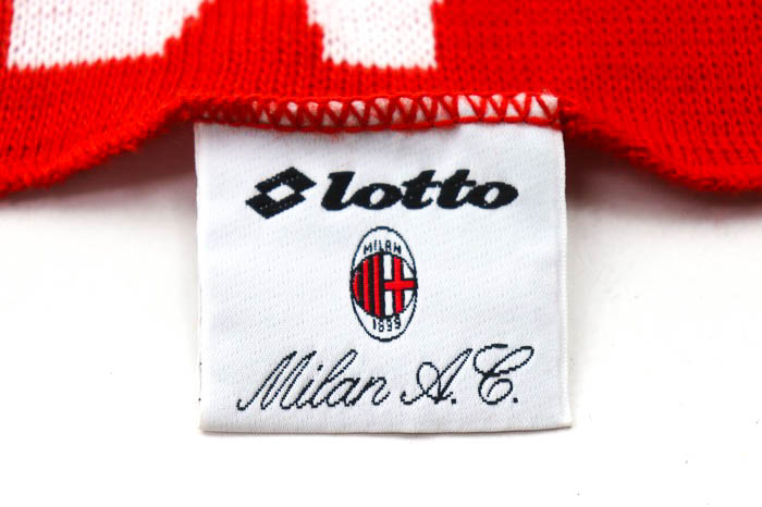 ロット マフラー ACミラン スポーツ ブランド メンズ ブラック/レッド