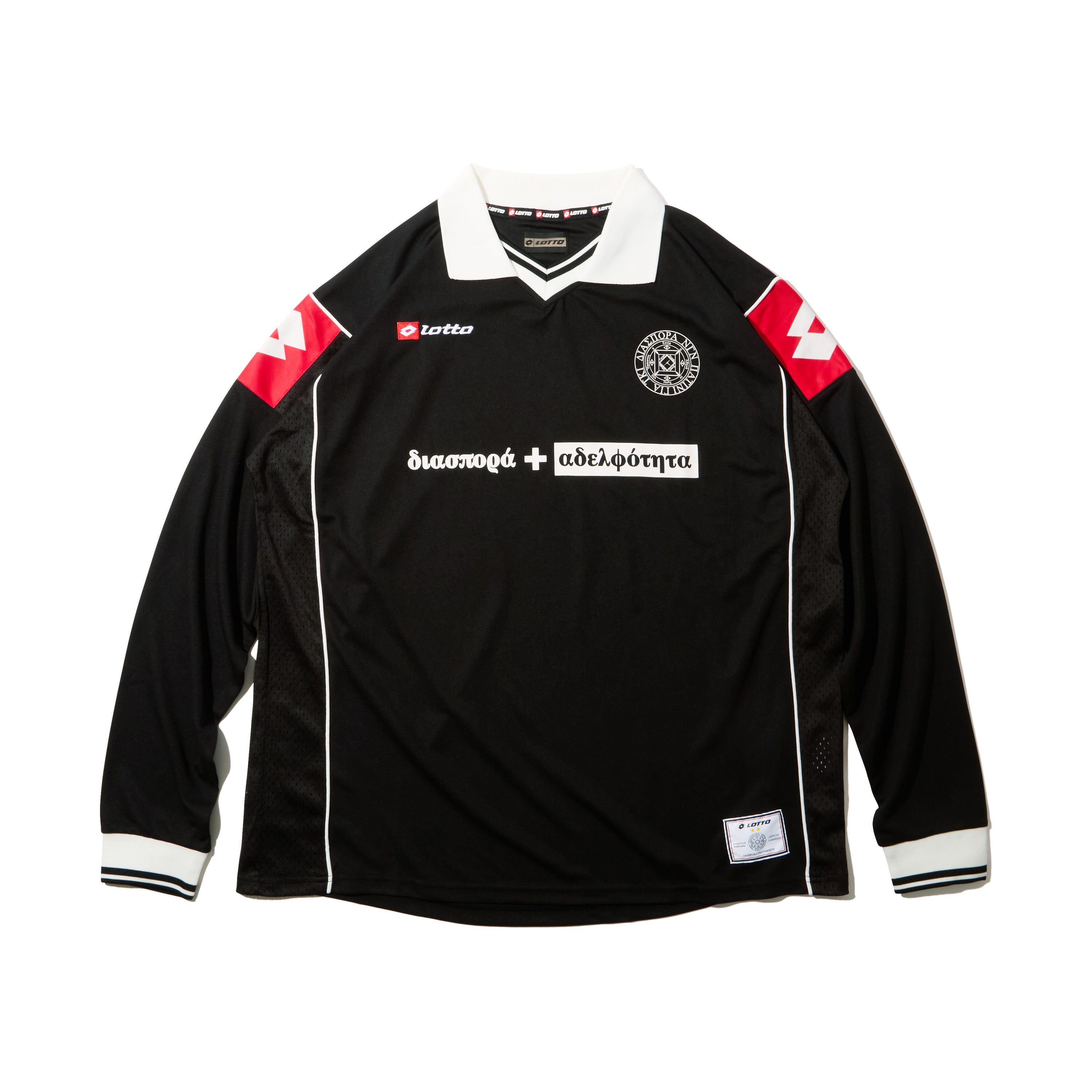 Diaspora skateboards Lotto Le Zebre Shirt Black | WORM TOKYO WEB STORE