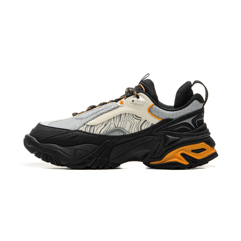Li-Ning CF TQXS3 Trendy casual shoes for men in White Black
