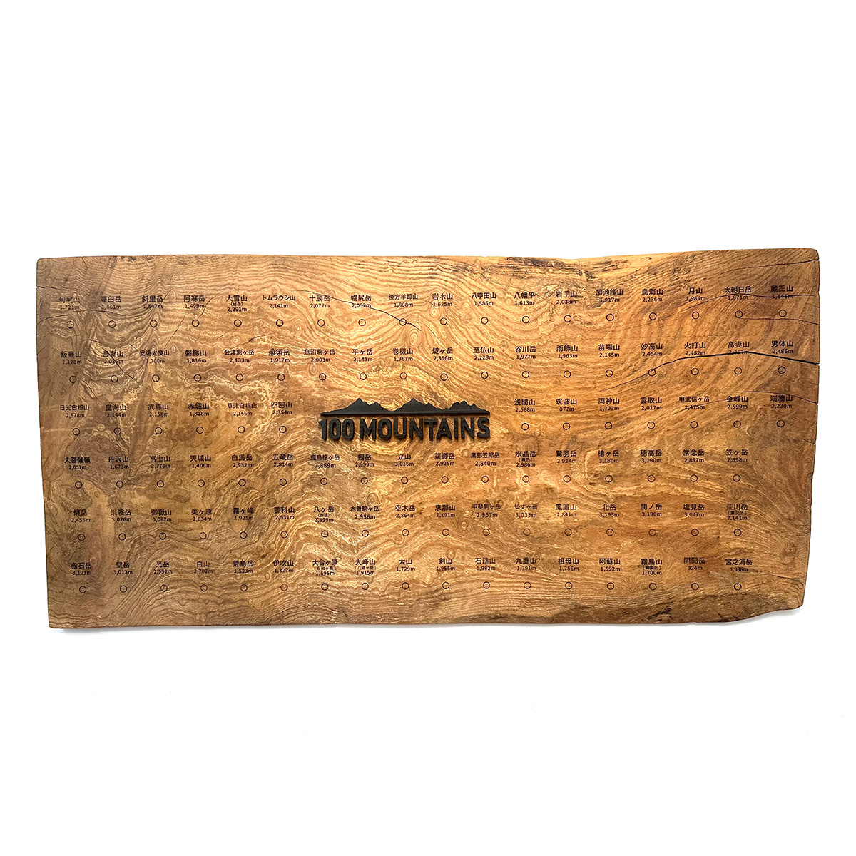 百名山バッジ盤】No.1 ケヤキ w955 x h465 x d23 | W/MOUNTAIN